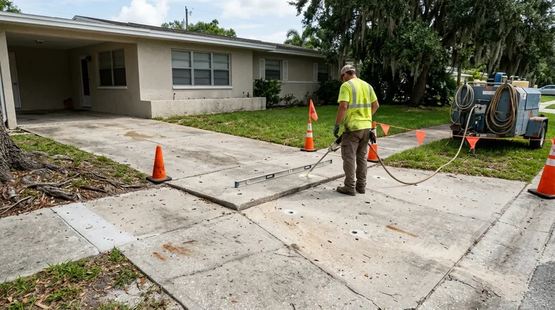 Concrete Leveling & Slab Lifting St. Petersburg